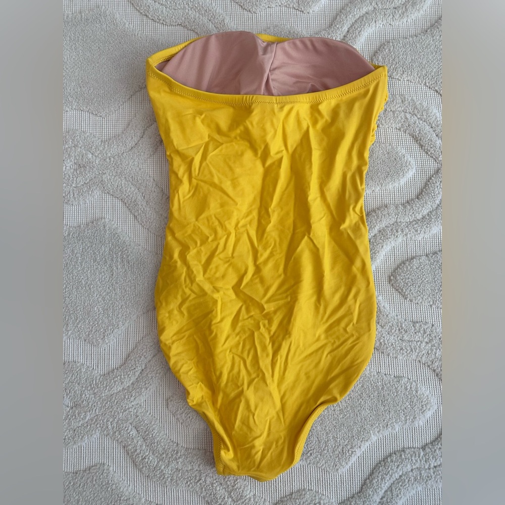 Vibrant Yellow Swimsuit